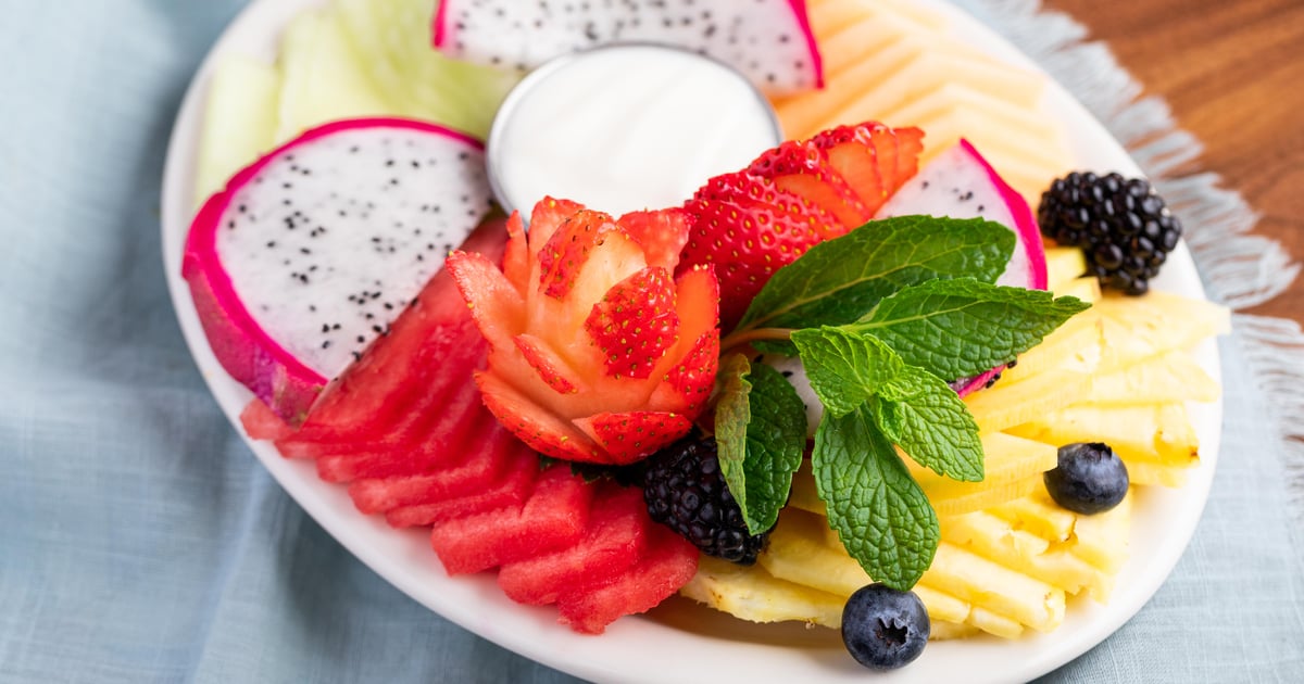 Fresh Fruit Plate Breakfast Urth Caffé European Style Café