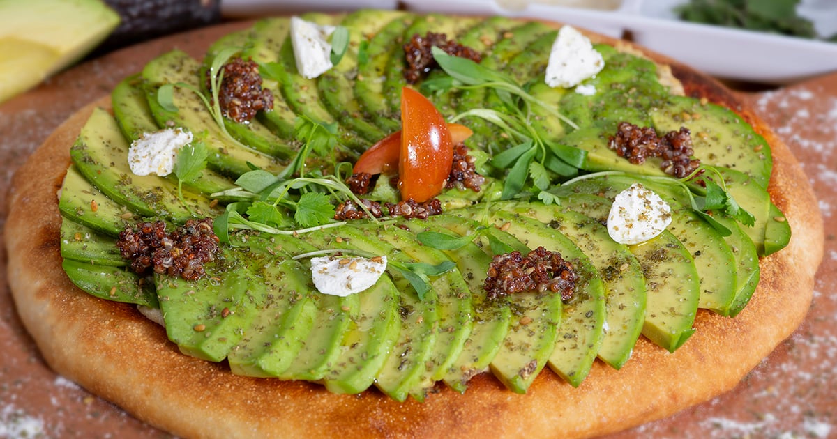 pizza  Avocados and Ales