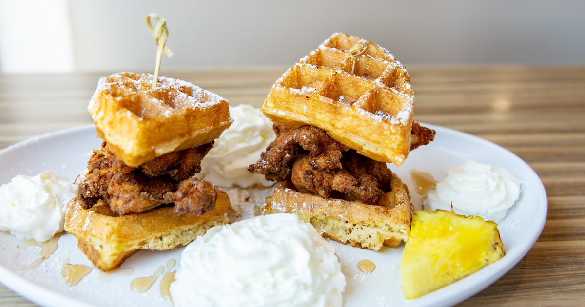 Chicken and Waffle Sliders Breakfast The Diner Diner in FL