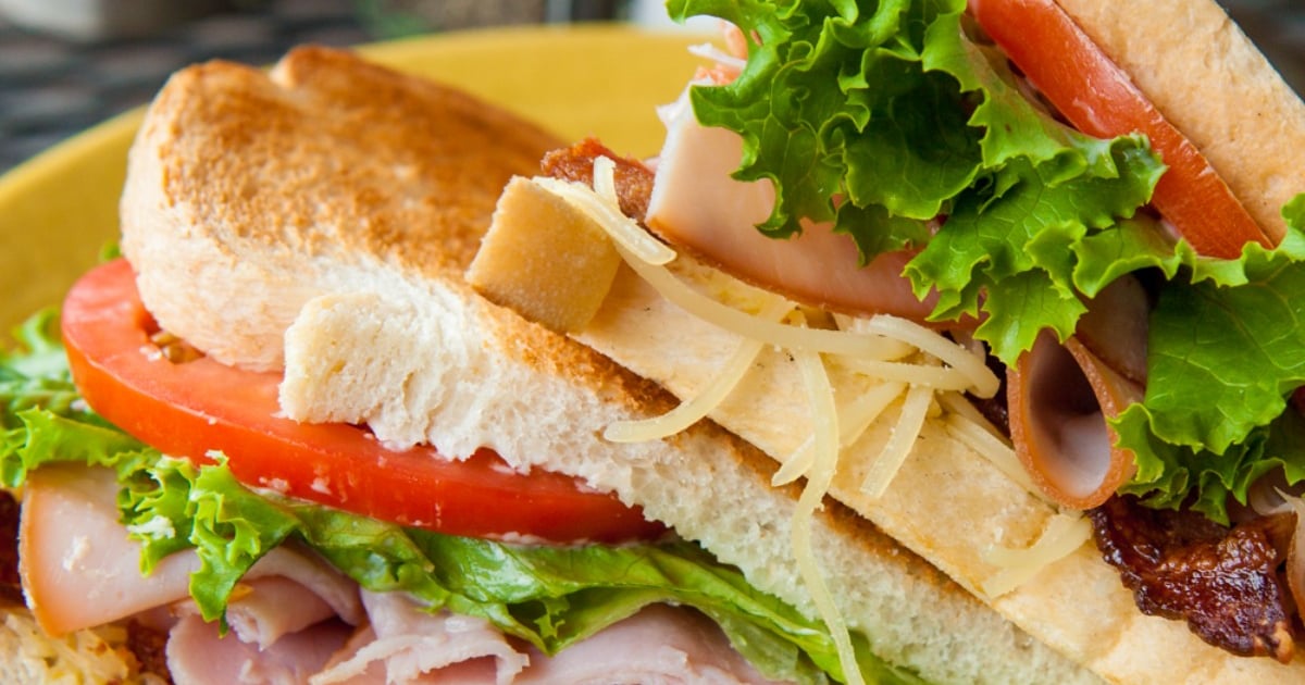 Ham Club, Turkey Club or Ham/Turkey Club Sandwich - Lunch - Caffe Caffe -  Restaurant in LA