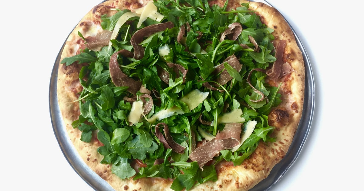 Proscuitto e Arugula Pizza Dinner Pasta Vino Italian Restaurant
