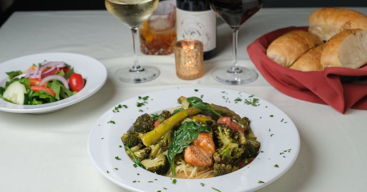 Salmon Palermo Dinner Menu Florio's Italian Restaurant & Grille