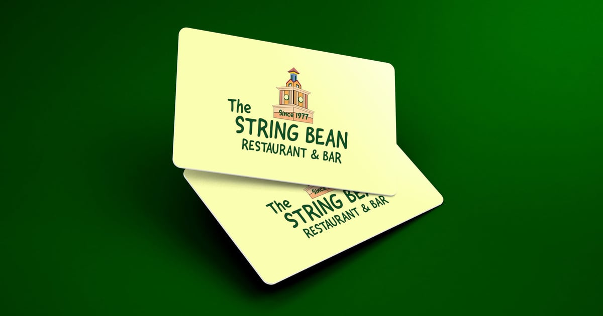 Gift cards the string bean