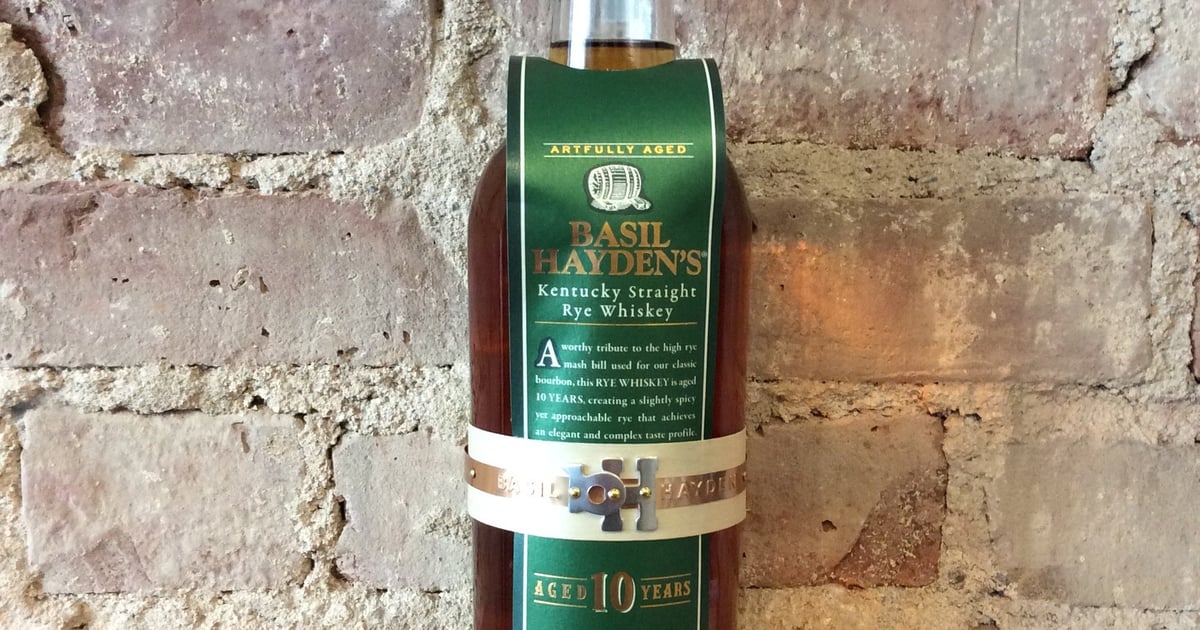 Basil Hayden's 10 year Rye WHISKEY /pôr/ wine house Tapas
