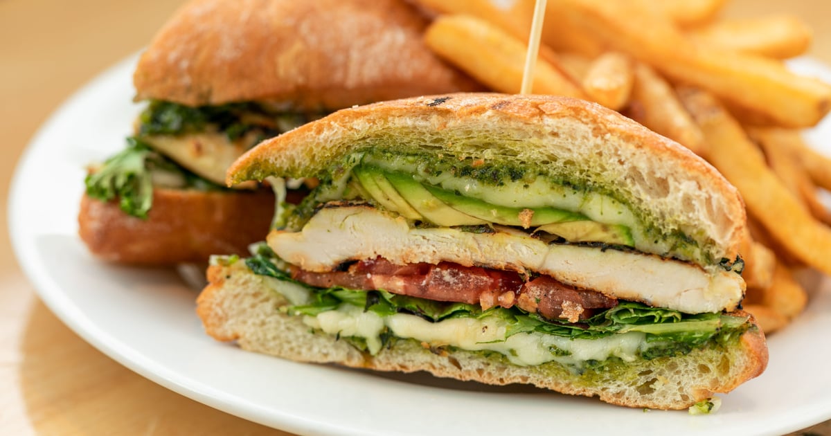 Chicken Pesto Sandwich Menu Rincon Brewery Restaurant and Brewery