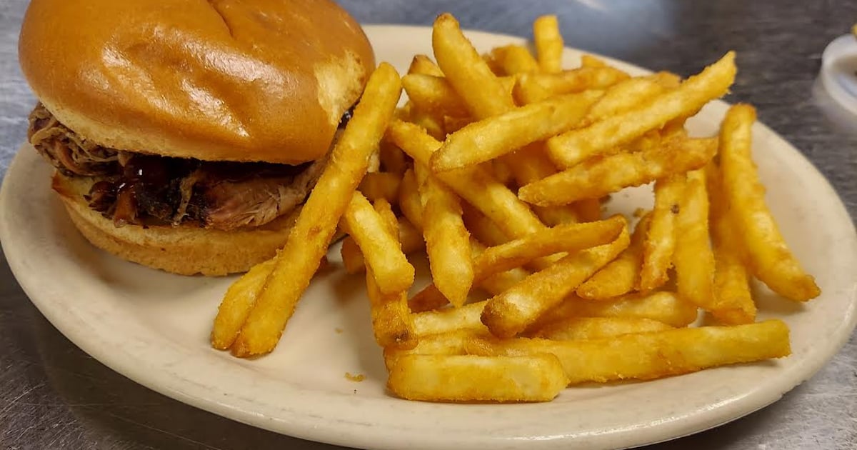 Pulled pork sandwich Food Menu Tavern 36 Bar & Grill in