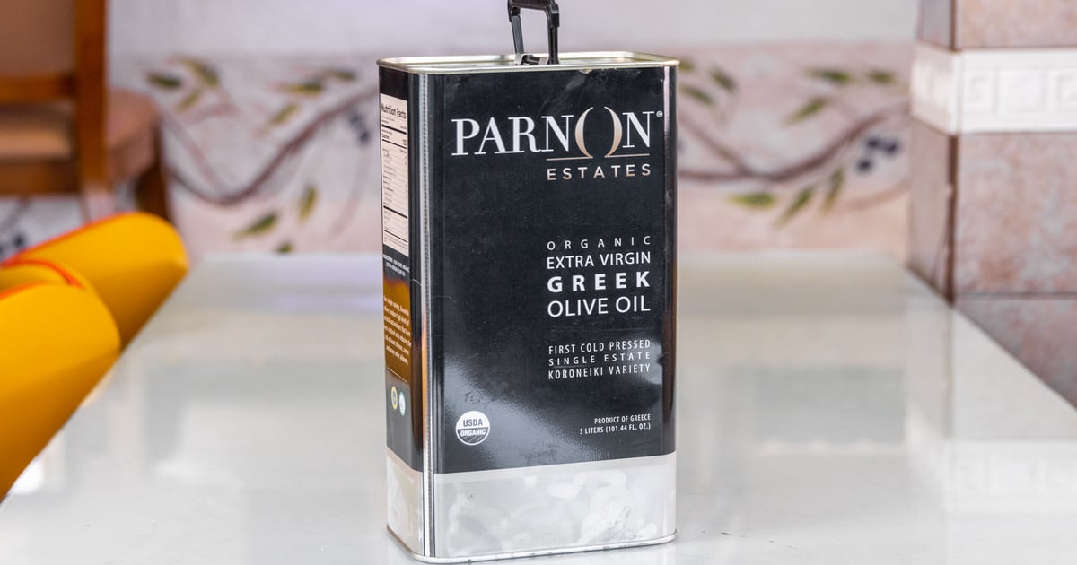 Parnon Extra Virgin Olive Oil Main Menu The Fat Greek Restaurant