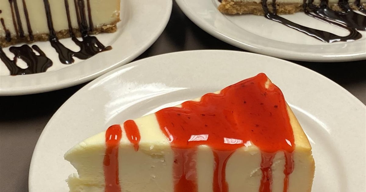 New York Style Cheesecake Dinner Menu The St. John Restaurant