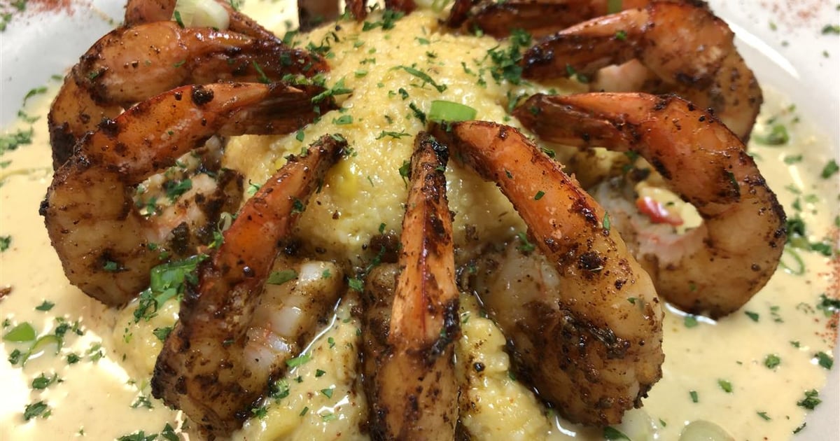 Shrimp & Grits Dinner Menu The St. John Restaurant Restaurant in
