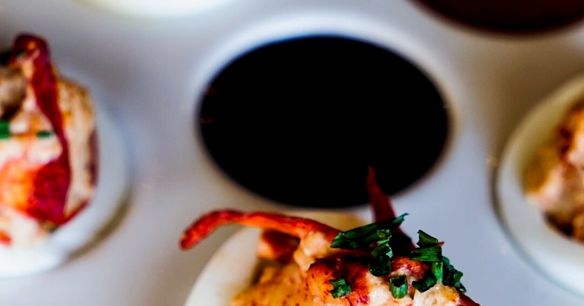 Lobster Deviled Eggs Dinner Ken Stewart's Grille Fine Dining