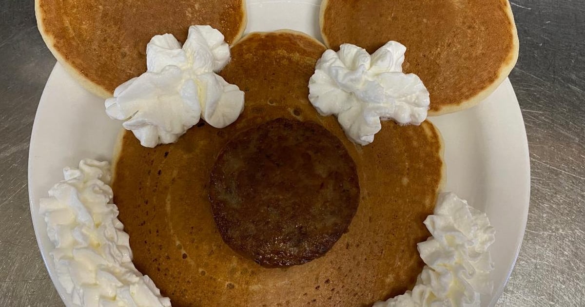 Happy Face Pancake Kid s Menu Flying Tortilla Mexican Restaurant In Santa Fe NM