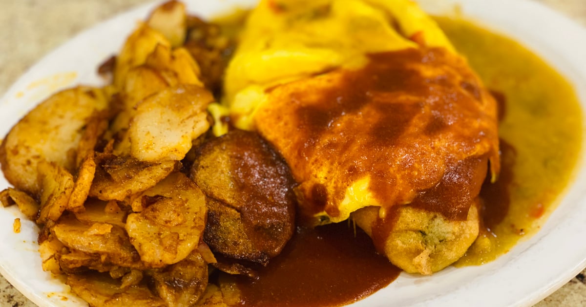 Chile Relleno Omelet Breakfast Flying Tortilla Mexican Restaurant