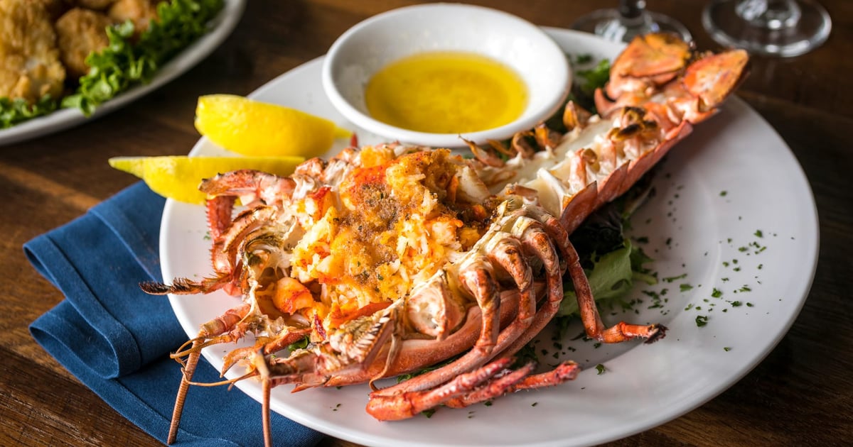 Baked Stuffed Lobster Lunch and Dinner Menu The Pilot House