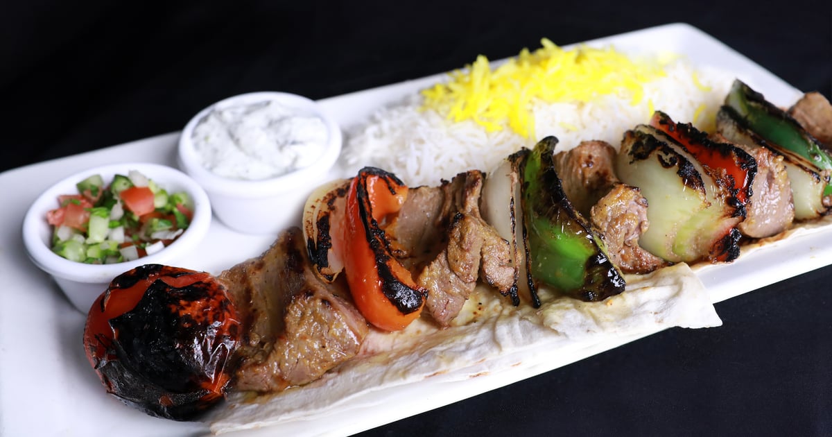 Filet Mignon Shish Kabob Plate Dinner Port Restaurant And Bar