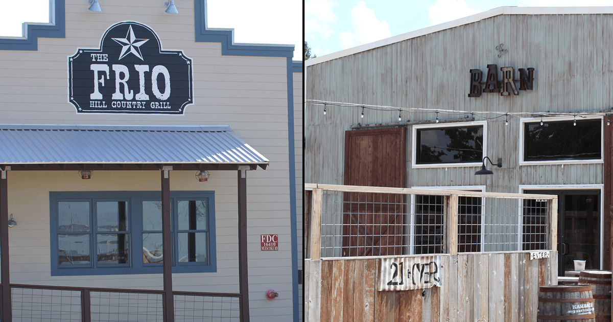 The The Frio Hill Country Grill & The Barn Restaurant, bar, live