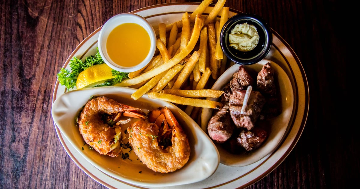 Steak and One Baked Stuffed Maine Lobster Tail* The Steakhouse Menu