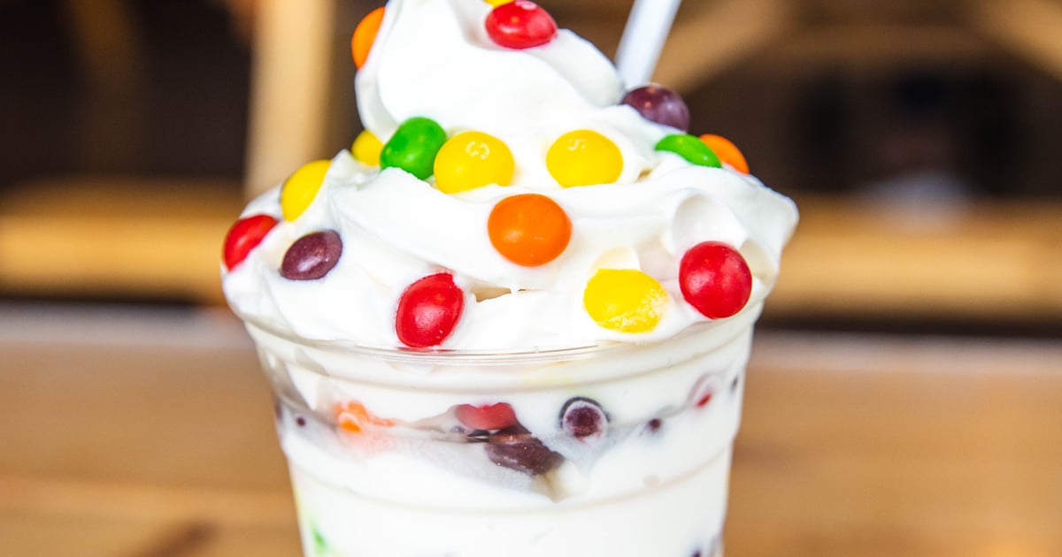 Skittles Arctic Swirl - Ice Cream Menu - The Beach Plum - Seafood