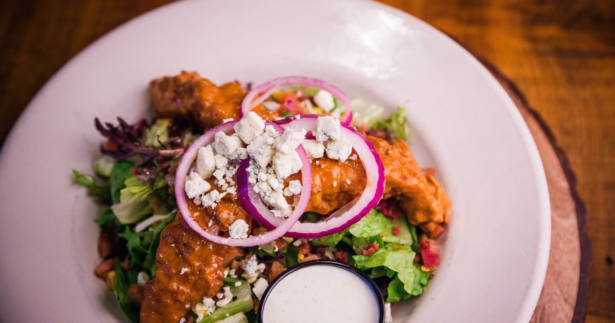 Blazin Chicken Salad Menu Pacific Yard House American Restaurant