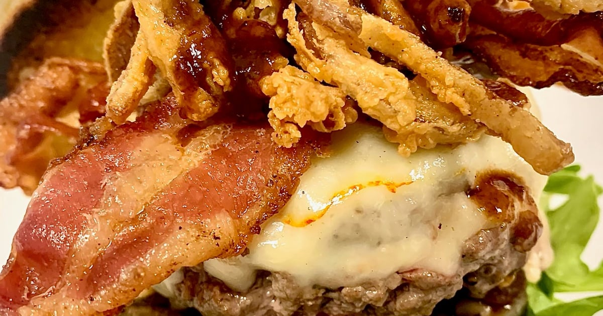 Archie's Steakhouse Burger - Carryout Menu - Archie Moore's - American ...