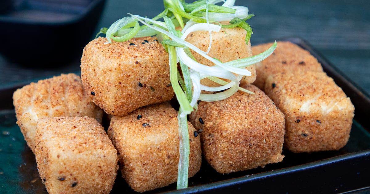 Crispy Sesame Tofu Squares 炸豆腐 Dumpling Time Asian