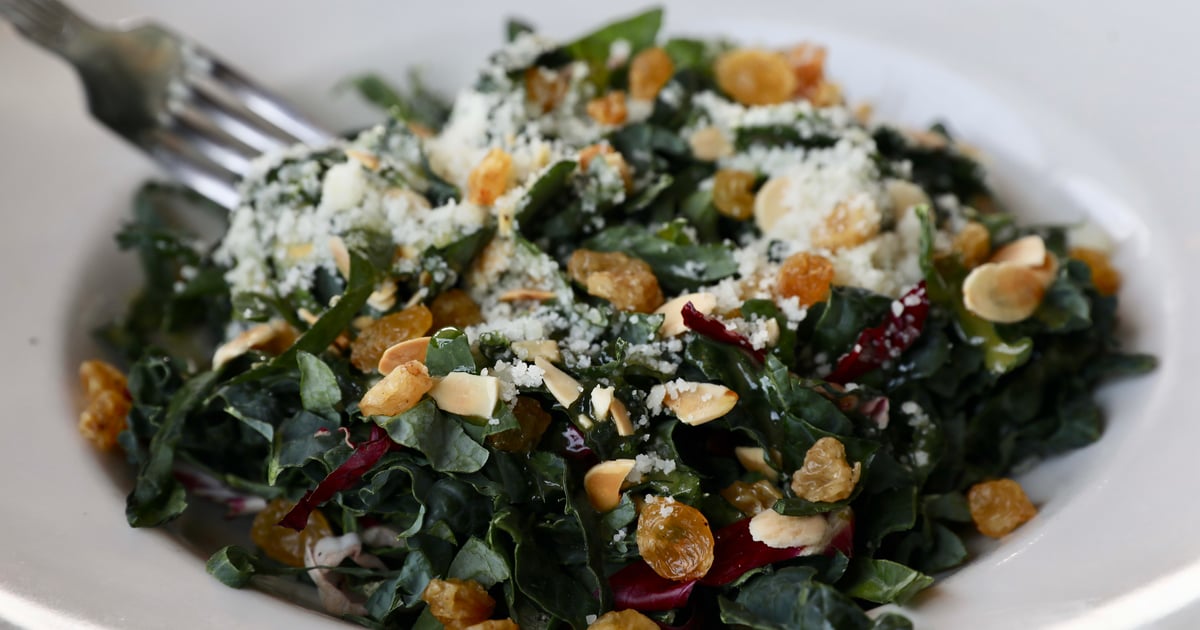 Tuscan Kale & Pecorino Salad Dinner Salt Factory Pub gastropub