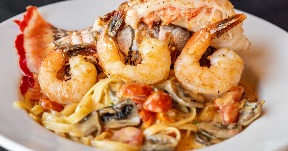 Lobster Shrimp Pasta Dinner Tommy s Fine Dining Restaurant In 