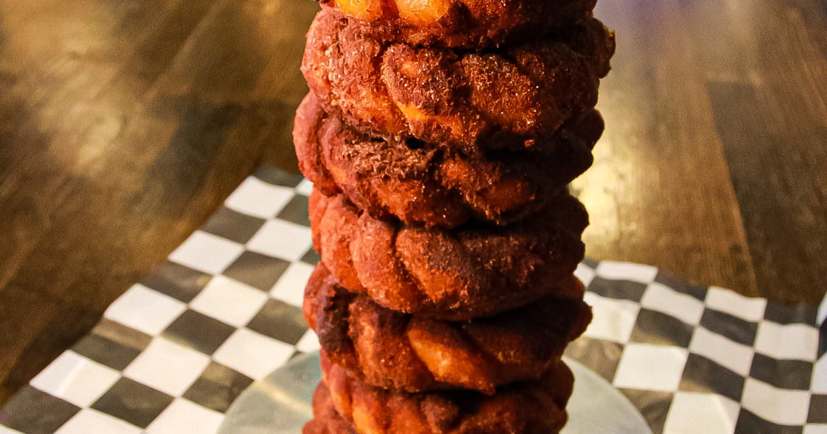 Churro Donut Tower - Food - Flappy's Pizza Co. - American Restaurant in ...