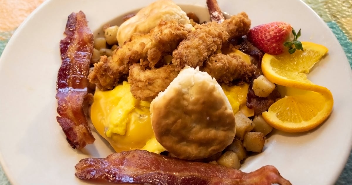 The Southern Comfort Menu Stack's Pancakes of Hilton Head