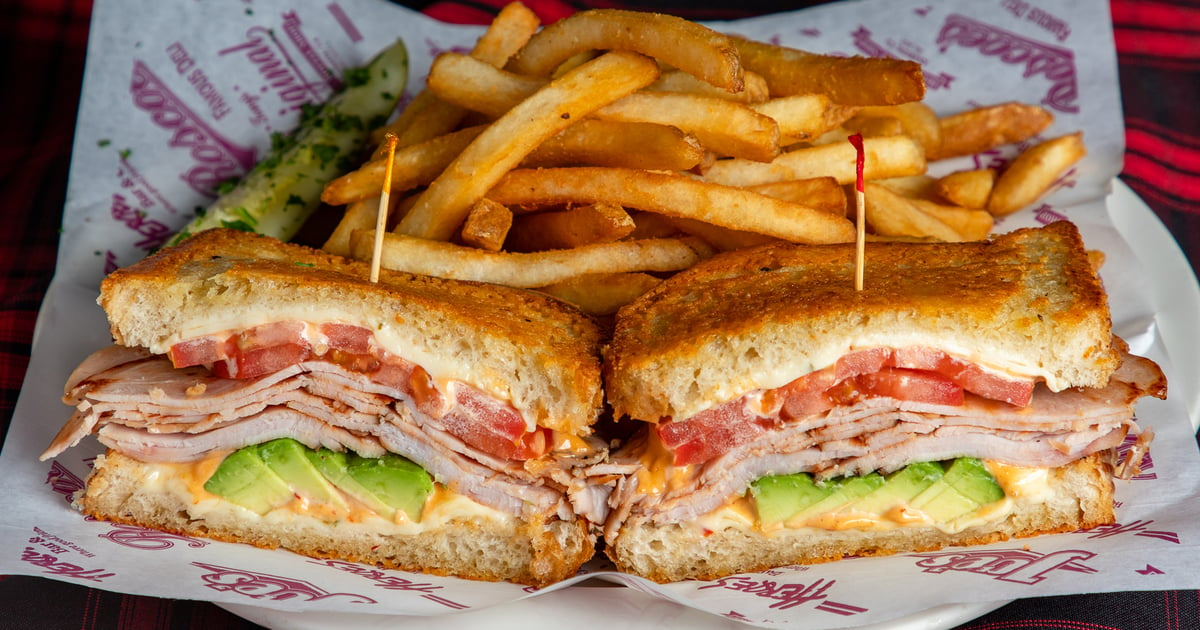 Southwest Turkey Melt - Heroes Favorites - Heroes - Riverside - Brewpub ...