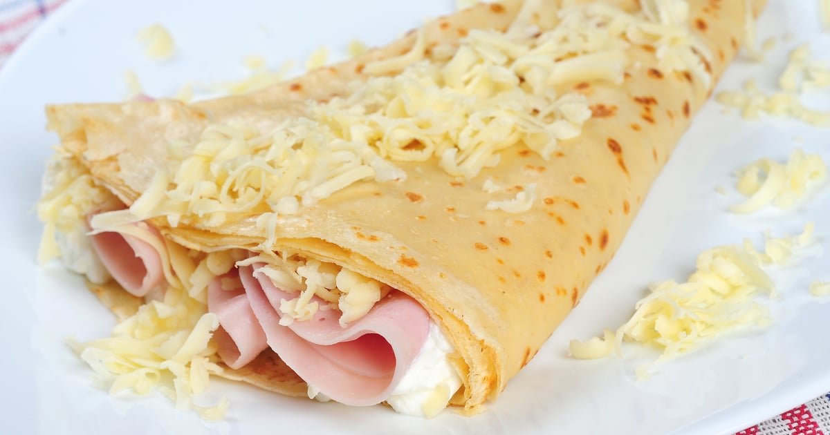 Ham, Cheese, and Mayo Crepe Crepes Patisserie Manon Bakery in Las