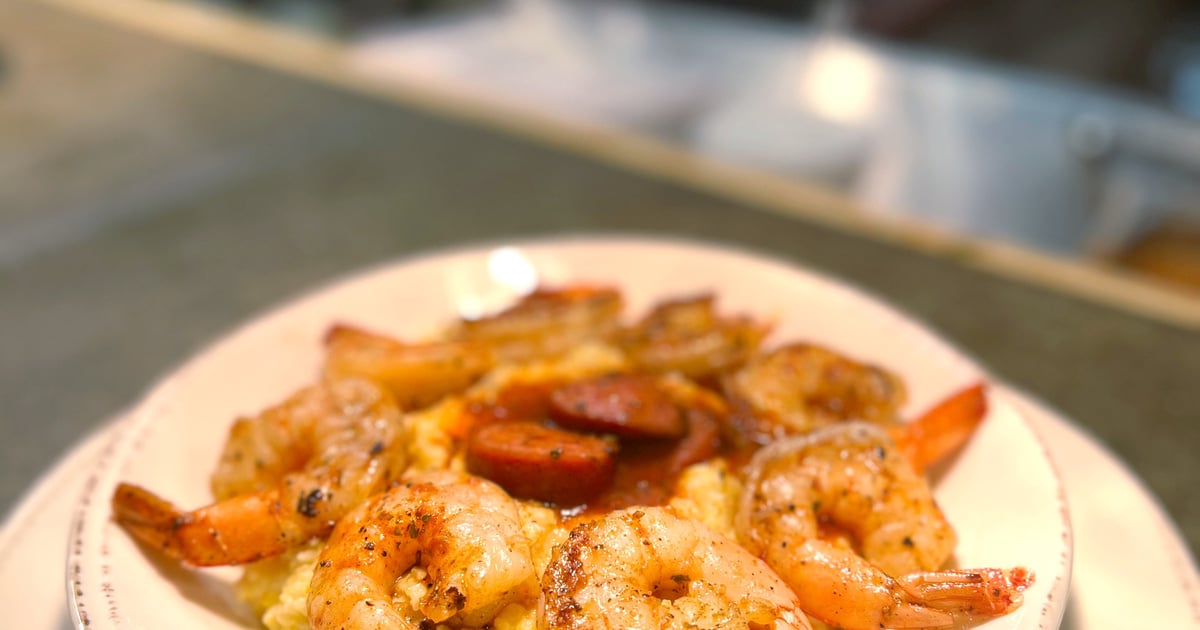 Geechie Boy Shrimp & Grits Menu Brown Dog Eatery Bar & Grill in