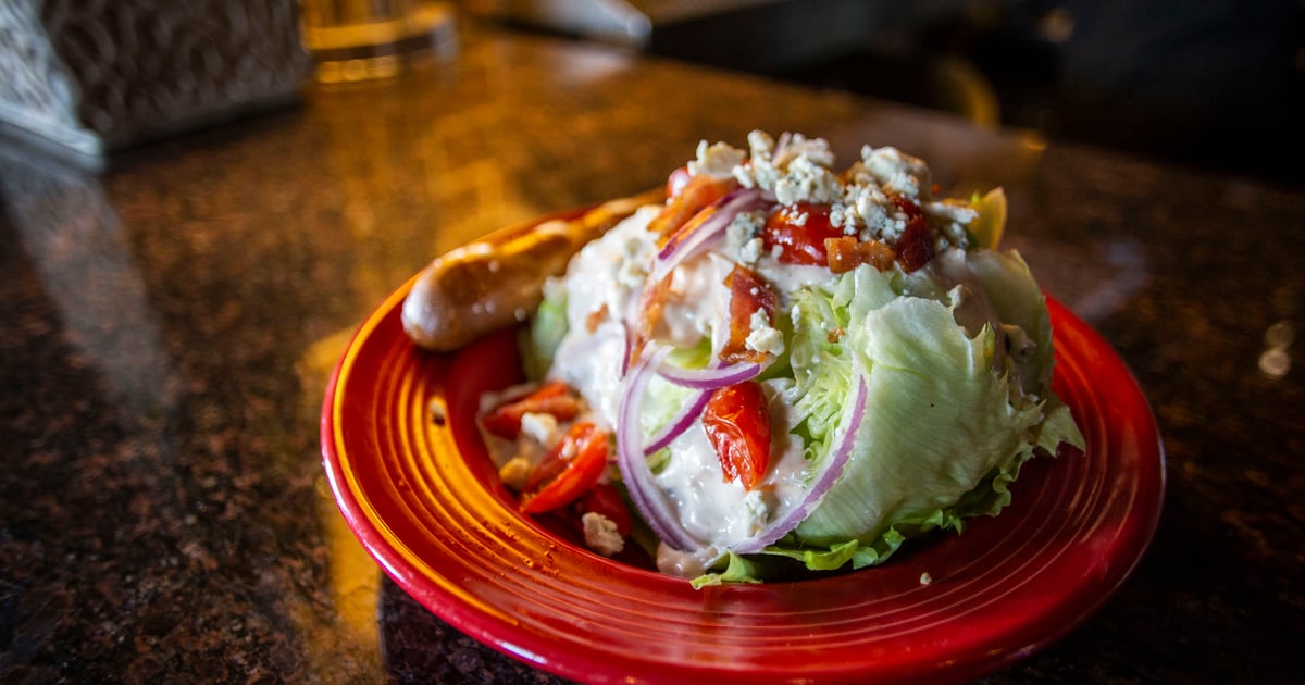The Wedge Salad Lunch & Dinner Menu Deano's Grill & Tapworks
