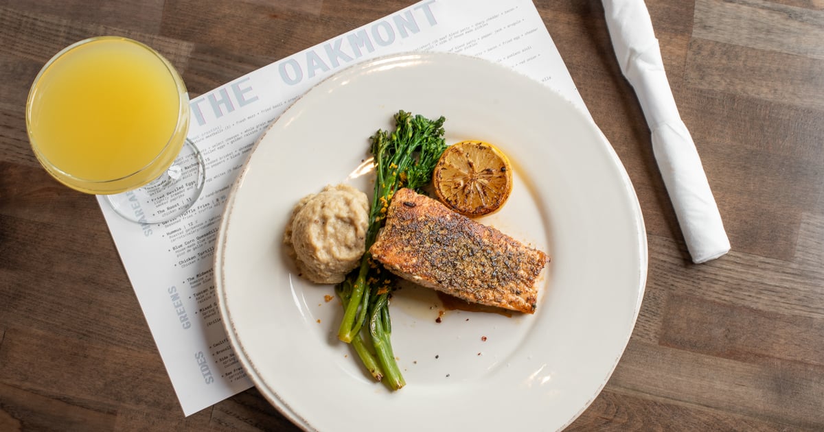 Atlantic Salmon Menu The Oakmont