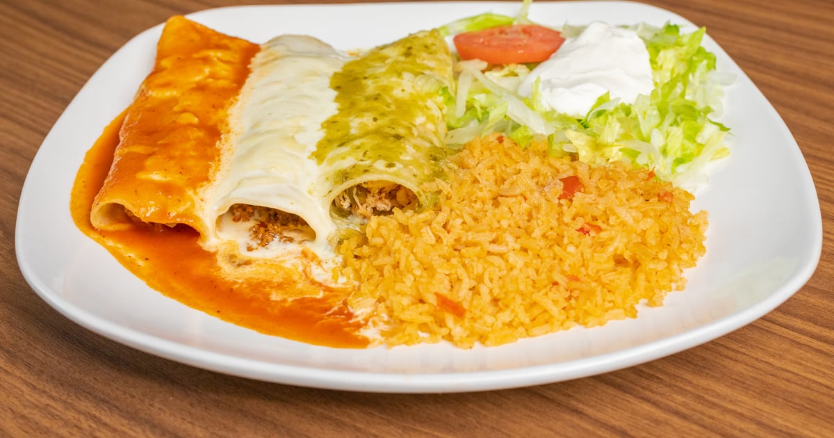 43. Enchiladas Mexicanas - Menu - Chapala Mexican Grill - Mexican ...