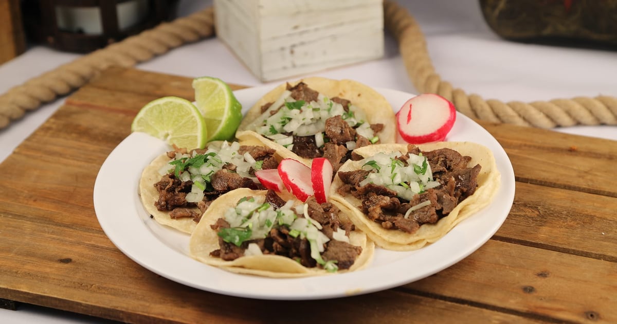 Four Tacos Plate Little Rodeo Rodeo Mexican Grill Mexican