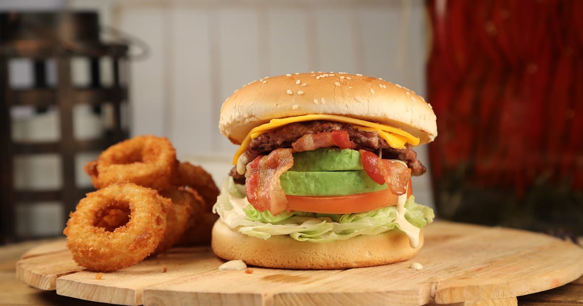 Avocado Bacon Cheeseburger Combo Rodeo Mexican Grill Food Menu