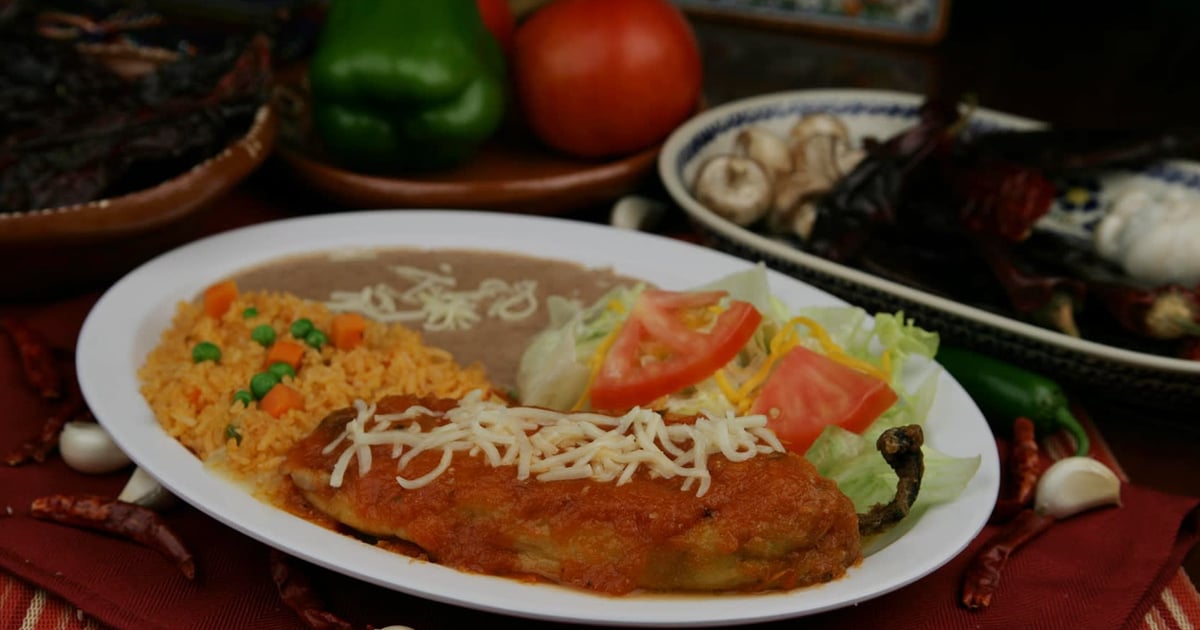 44. Chile Relleno Rodeo Mexican Grill Food Menu Rodeo Mexican Grill