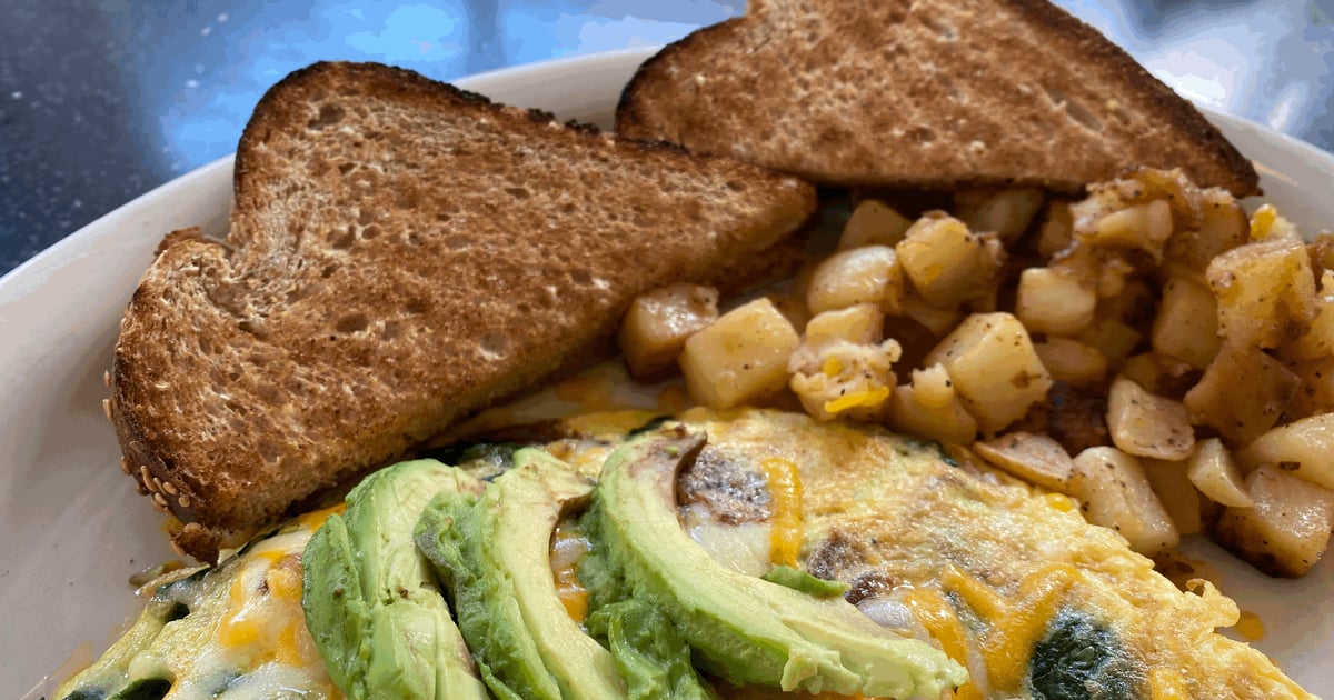 Three Egg Omelette - Monument Cafe