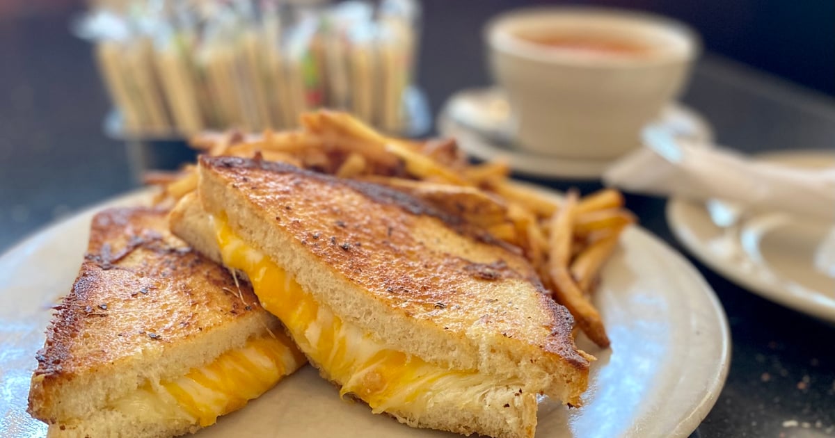 55+ grilled cheese sandwich with side - Picture of Denny's, Schiller Park -  Tripadvisor
