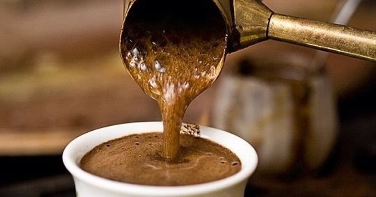 Turkish Coffee To Go Beverage Menu Allan's Falafel Mediterranean