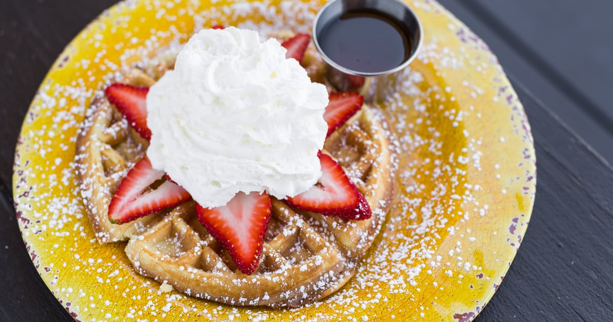 Classic Belgian Waffle Malaga Cove Yellow Vase Cafe in CA