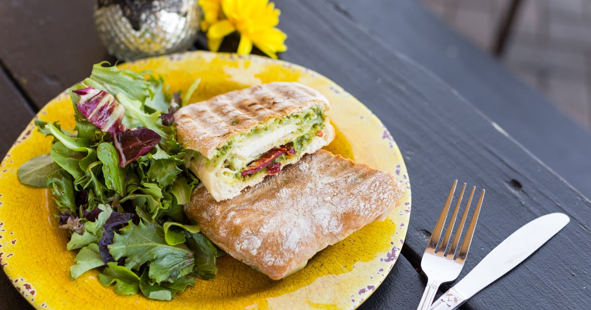 California Chicken Panini Malaga Cove Yellow Vase Cafe in CA