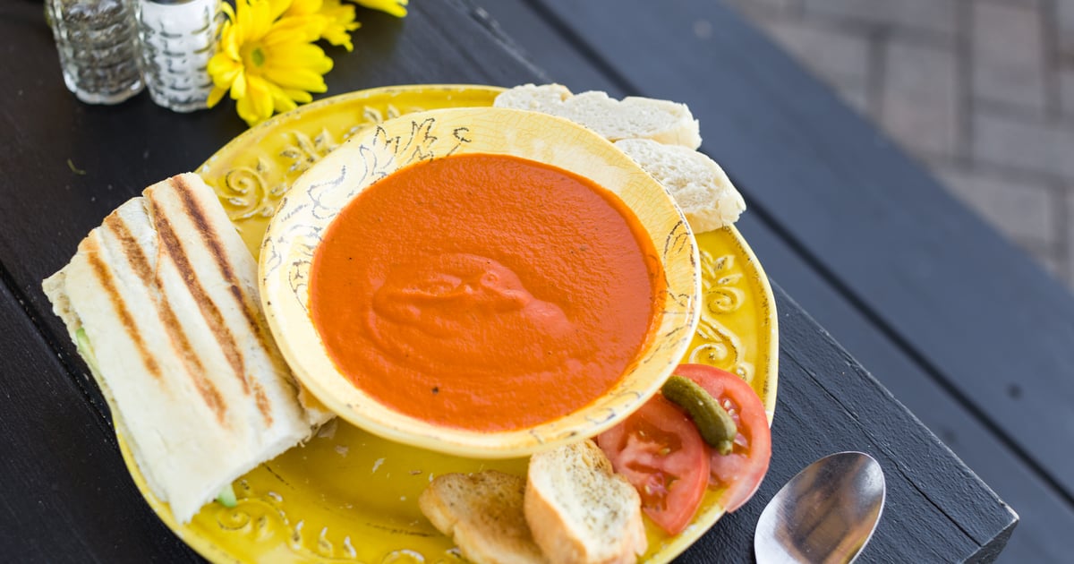 Soup & Half Sandwich Malaga Cove Yellow Vase Cafe in CA