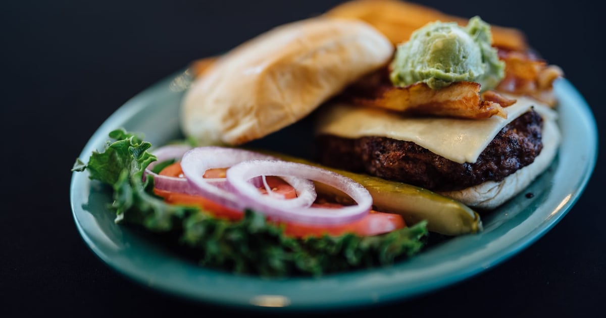 California Burger Lunch Peppers Grill & Bar Southwestern