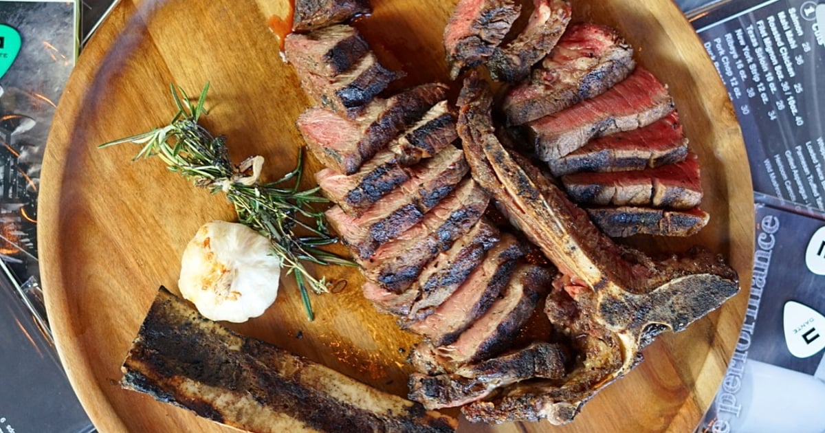 38oz Porterhouse Steak for Two Dinner Menu dba dante boccuzzi