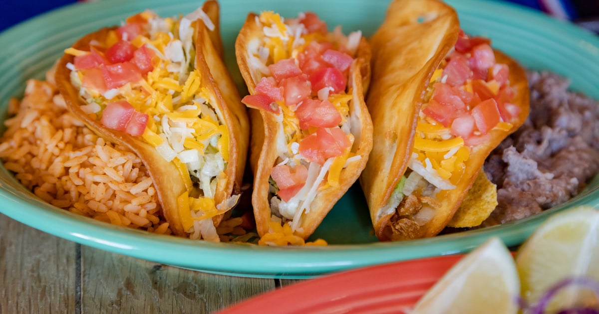 Fried Flour Or Soft Flour Tacos - Menu - Cactus Flower Mexican Restaurant