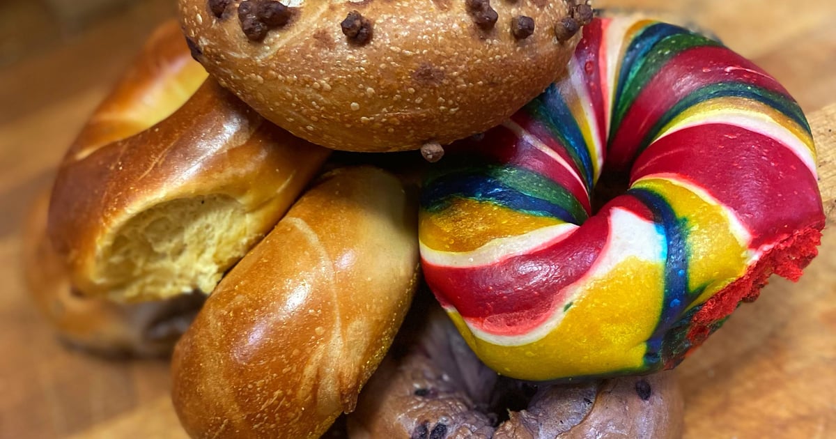 Regular Sized Bagels Breakfast Menu Bethesda Bagels