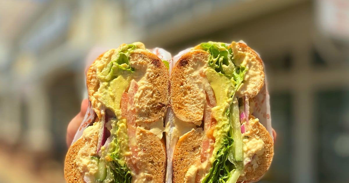 Hummus & Veggies Lunch Menu Bethesda Bagels