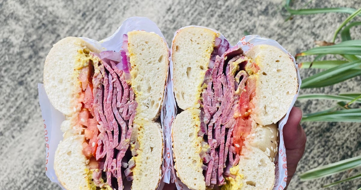 Homemade Corned Beef Lunch Menu Bethesda Bagels