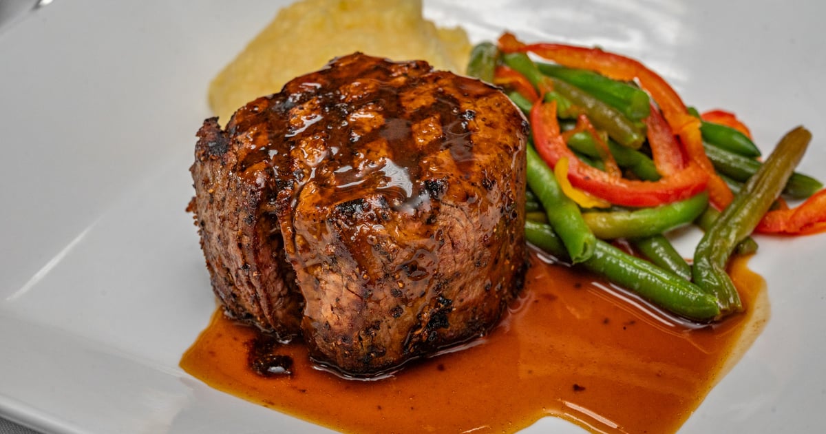 90z Filet 9 oz Filet Mignon - Russell's Steaks, Chops, & More - Steak House in ...